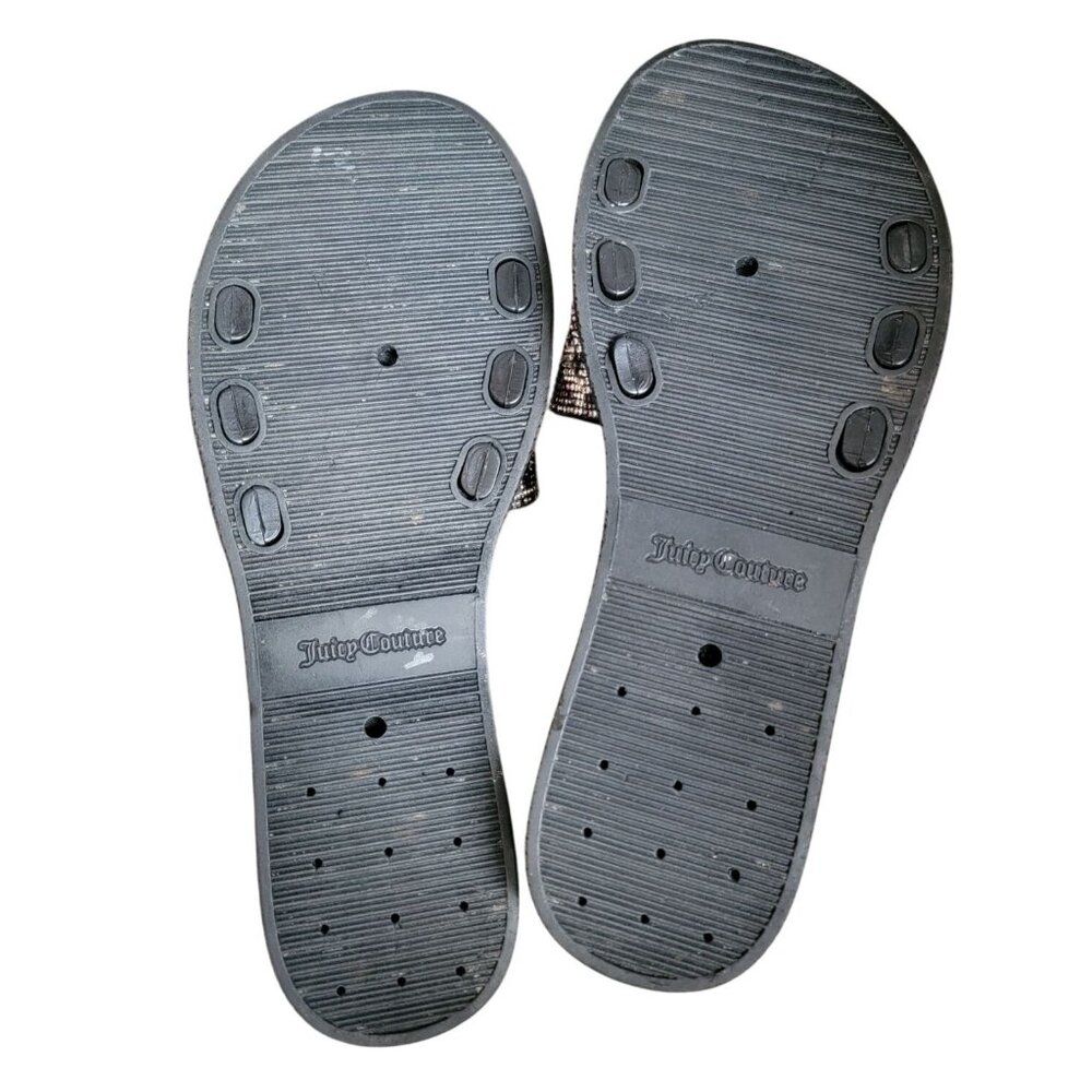 Juicy Couture Womens Rhinestone Slide Sandals Size 10 - Picture 8 of 8